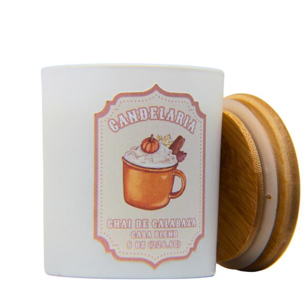 8 oz Candle - Chai De Calabaza