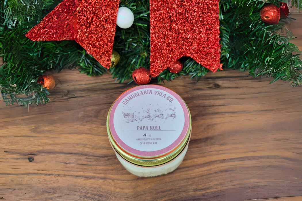 Mexican Holiday Magic: The Posada Box - Handcrafted Felt and Talavera Ornaments with Christmas Scented Candle