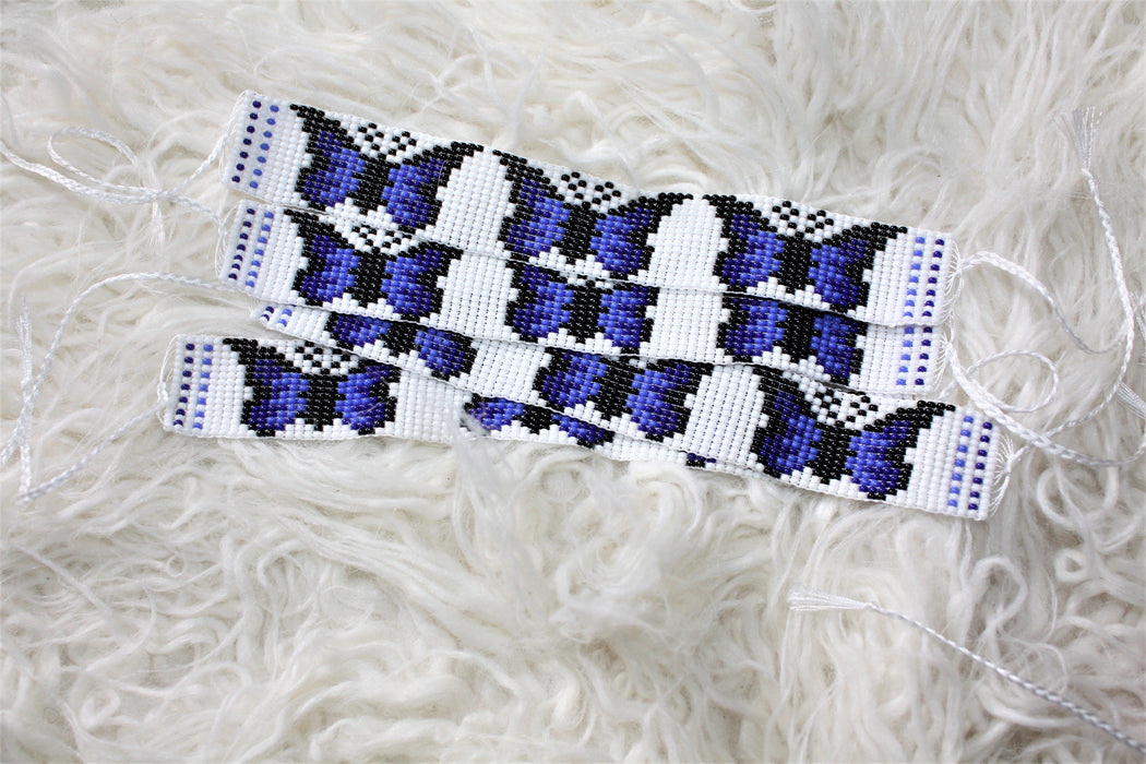 Blue Butterfly Anklet