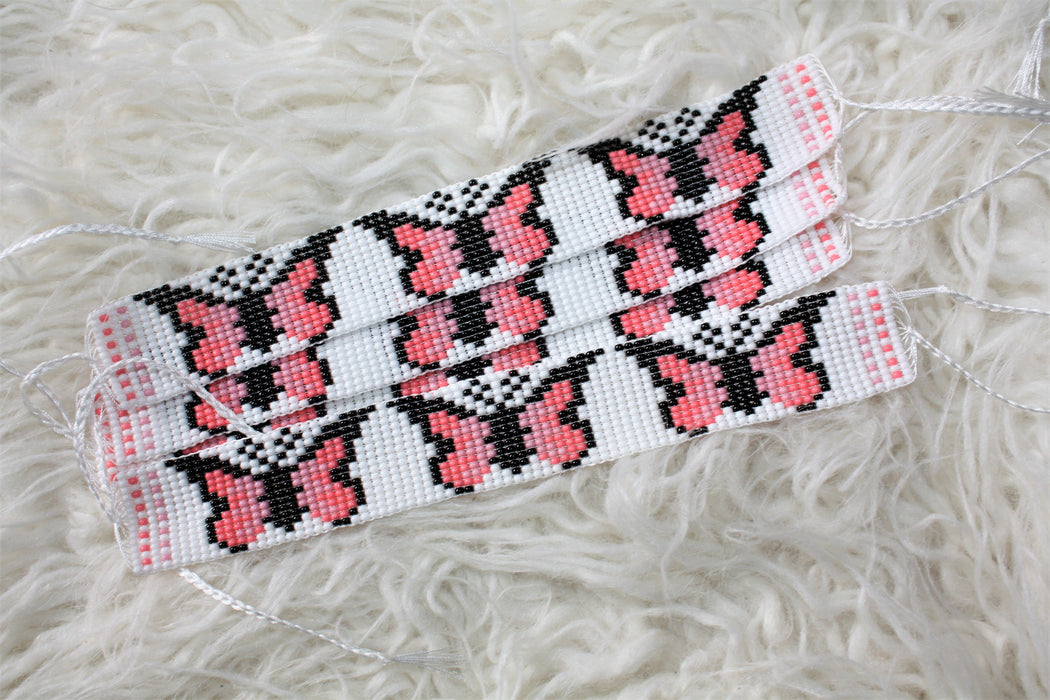 Pink Butterfly Anklet