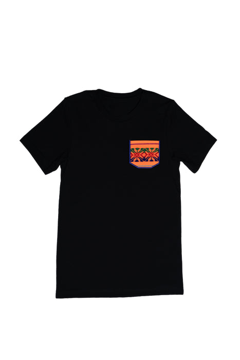 Loomed Pocket Tee- Orange