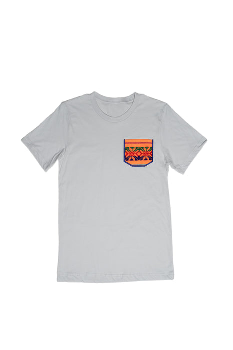 Loomed Pocket Tee- Orange