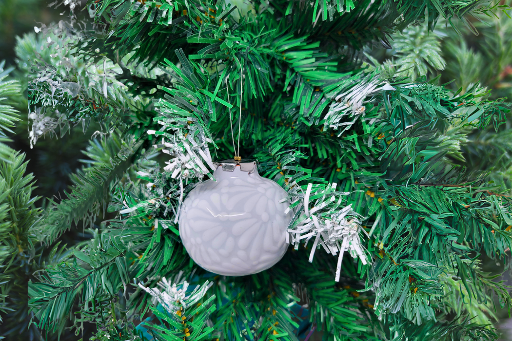 Mexican Holiday Magic: The Posada Box - Handcrafted Felt and Talavera Ornaments with Christmas Scented Candle