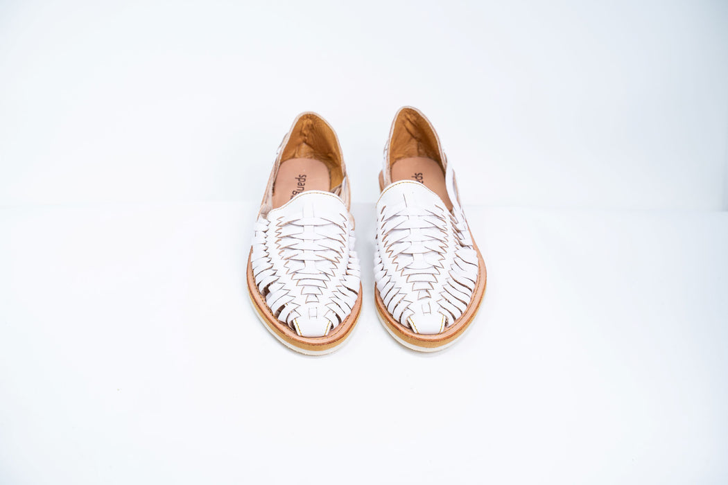 White Comfort Huaraches