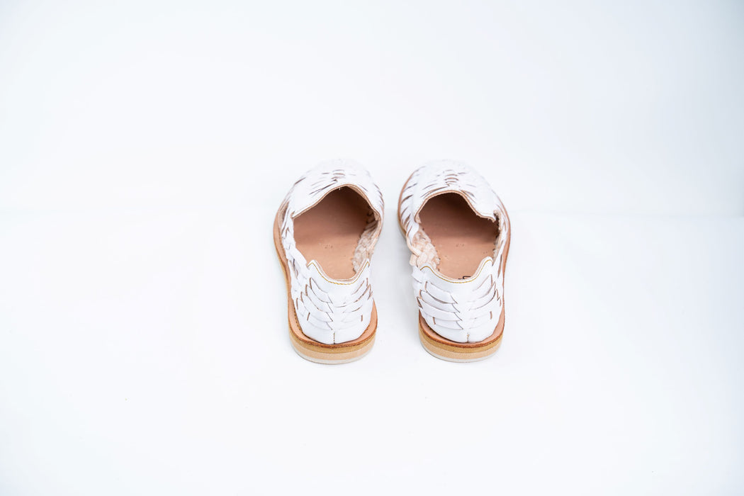 White Comfort Huaraches