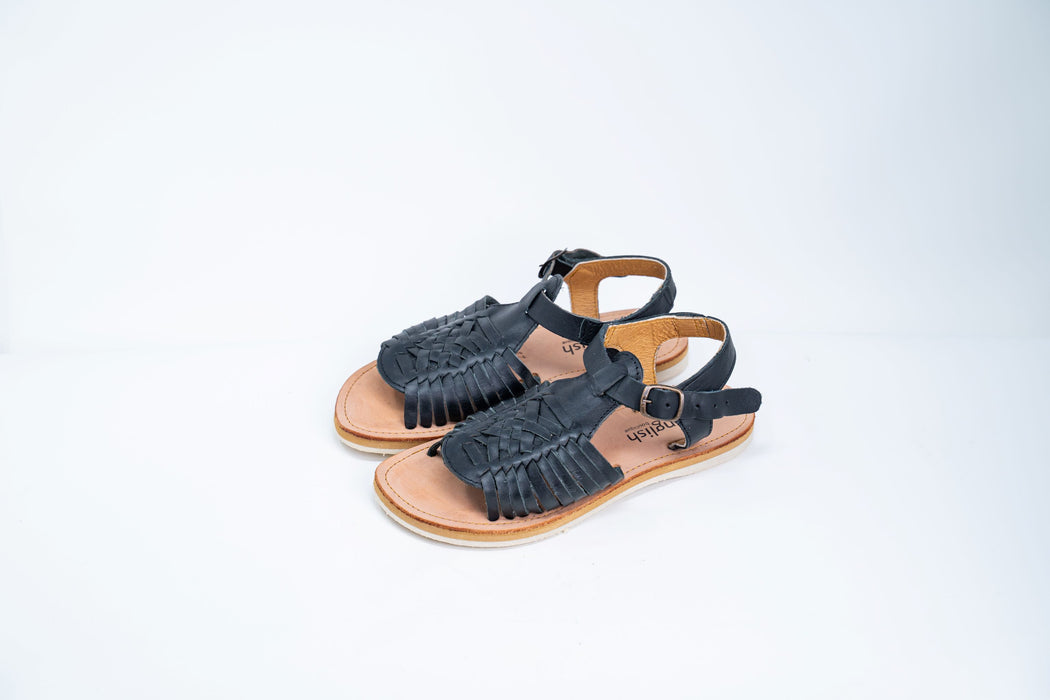 Black Azteca Huaraches