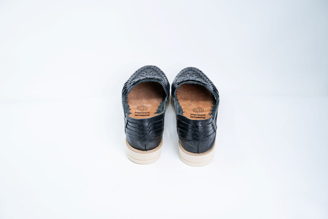 Black Classic Platform Huaraches