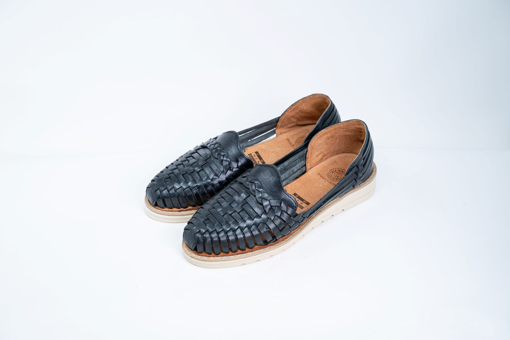 Black Classic Platform Huaraches