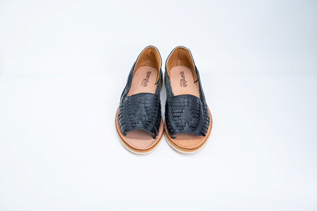 Black Pacheco Huaraches