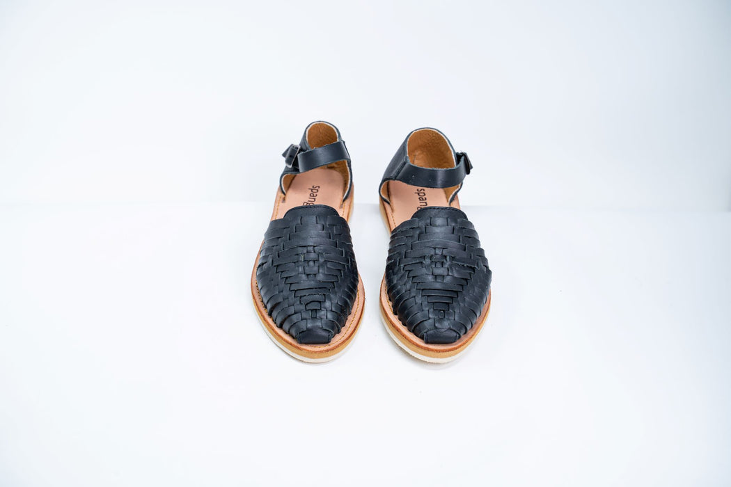 Black Classic Strap Huaraches