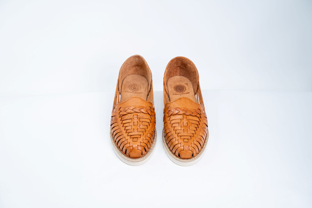 Brown Classic Platform Huaraches