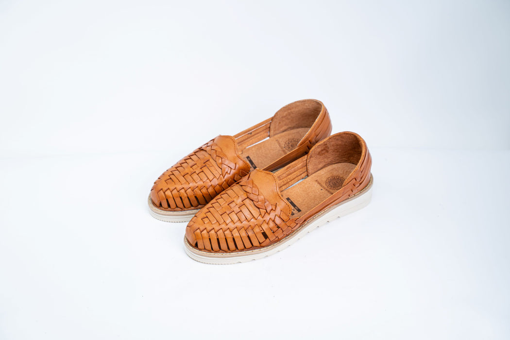 Brown Classic Platform Huaraches