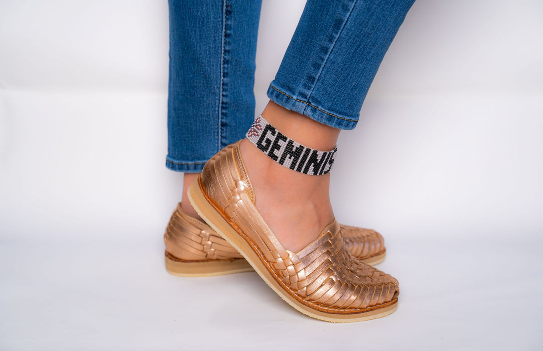 Zodiac Gemini Beaded Anklet