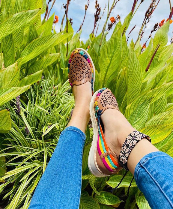 Rainbow Platform Huaraches