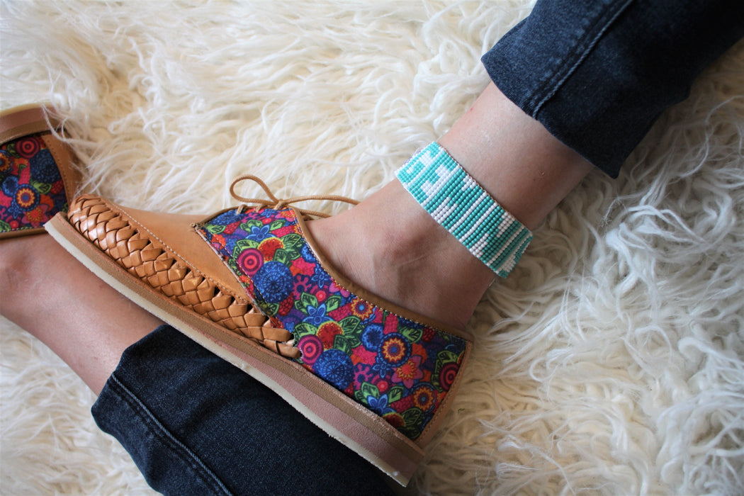 Zodiac Gemini Beaded Anklet