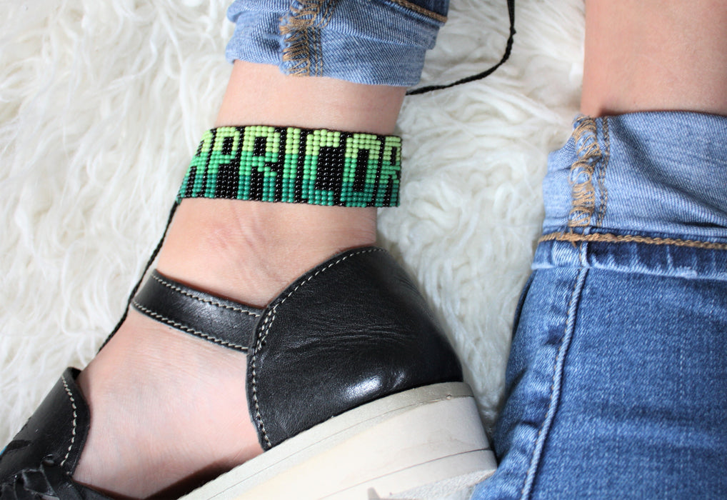 Zodiac Capricorn Beaded Anklet