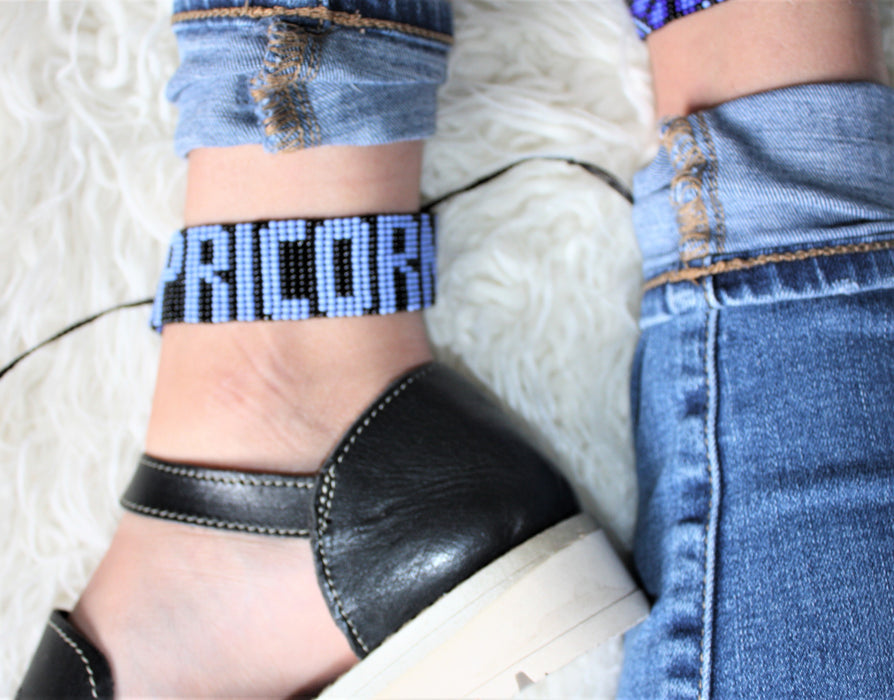 Zodiac Capricorn Beaded Anklet