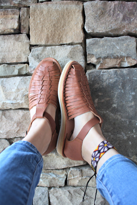 Brown Almond Huaraches