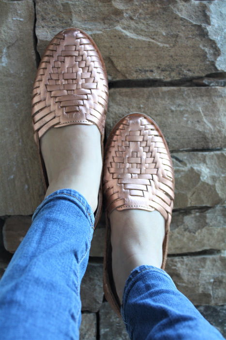Rose Gold Comfort Huaraches
