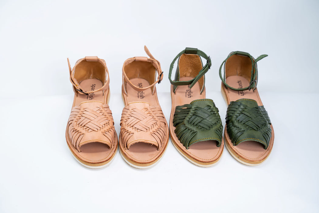 Nude Cross Open-Toe Huaraches