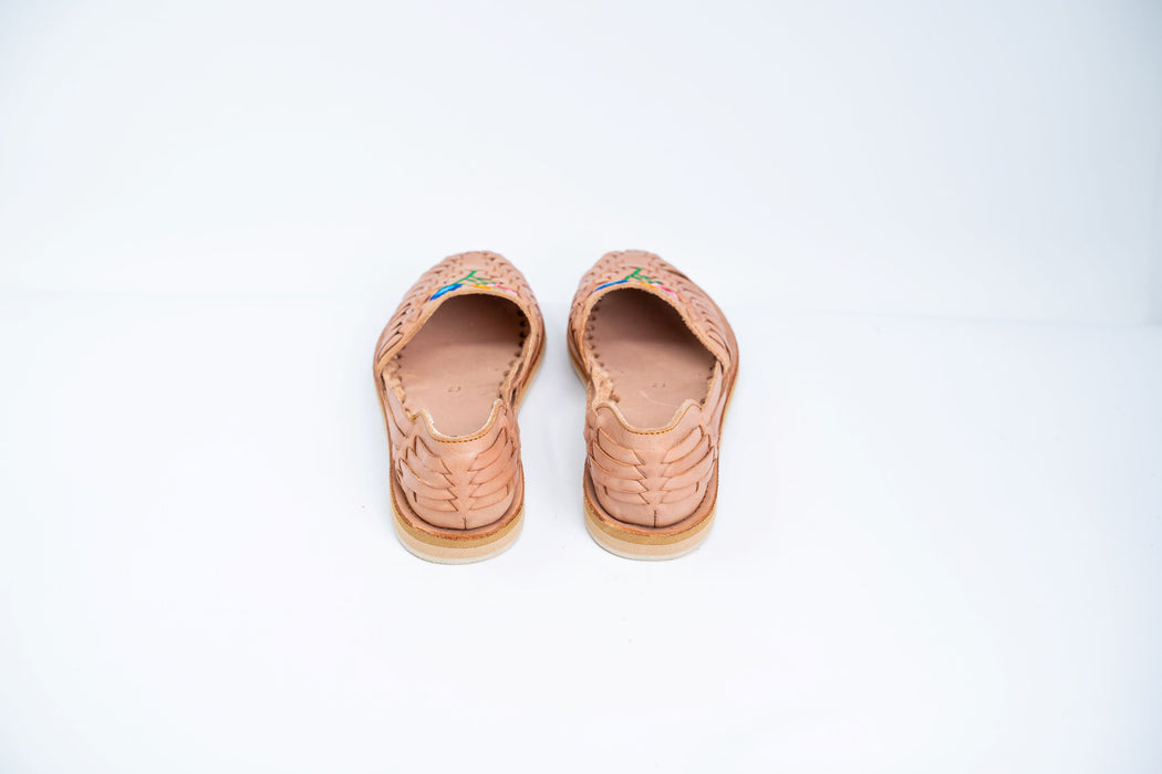 Nude Floral Comfort Huaraches