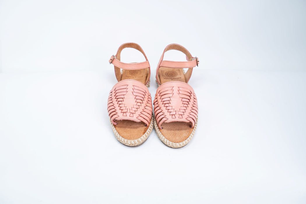 Pink Pacheco Strap Huaraches