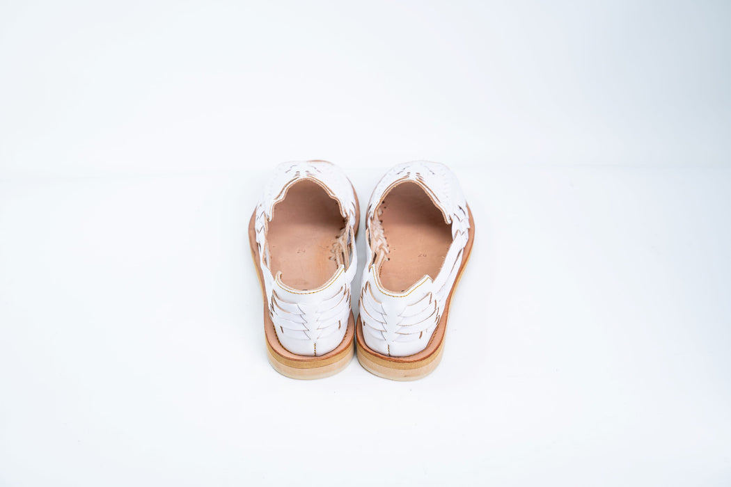 White Pacheco Huaraches