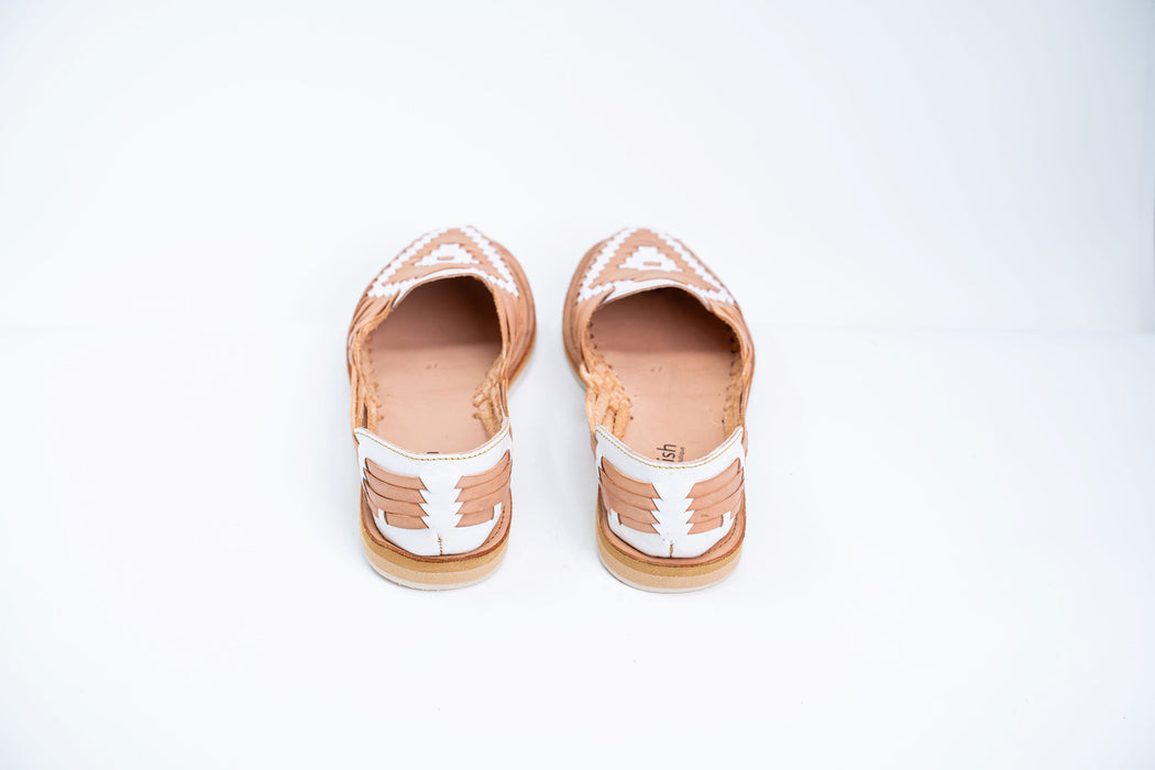 White Rattle Snake Huaraches