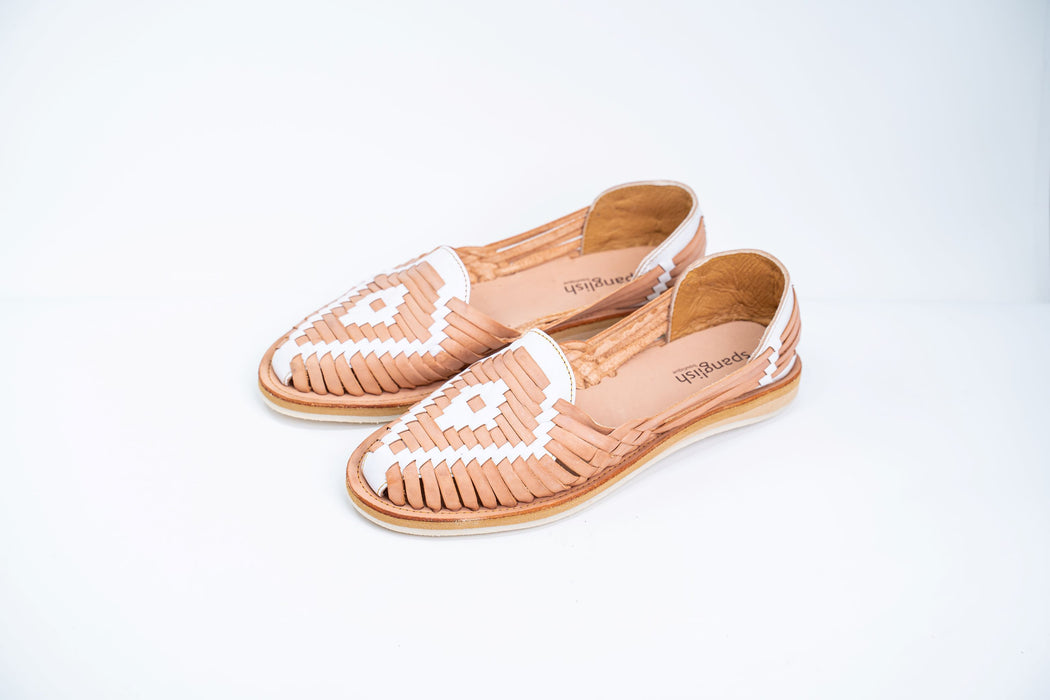 White Rattle Snake Huaraches