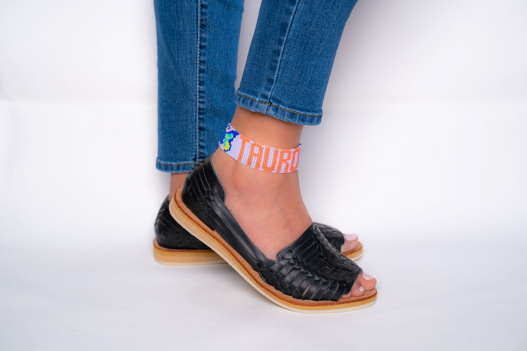 Zodiac Taurus Beaded Anklet