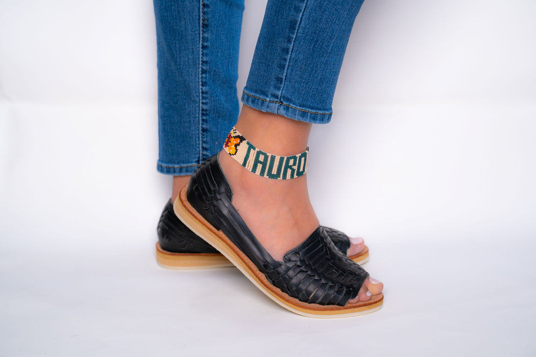 Zodiac Taurus Beaded Anklet