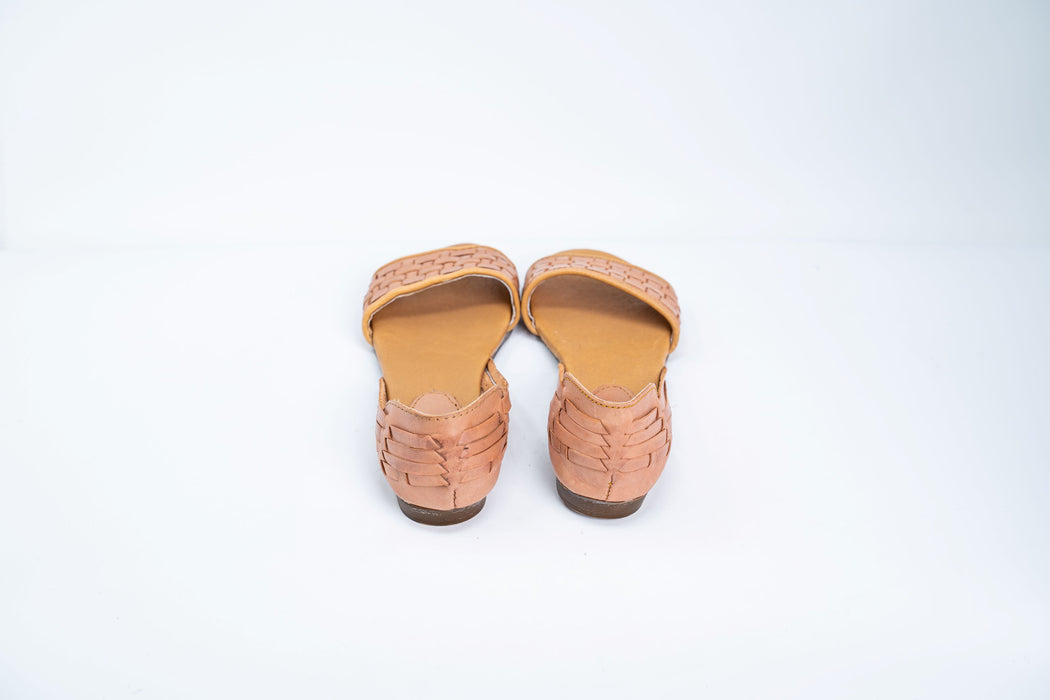 Nude Comfort Flats Huaraches