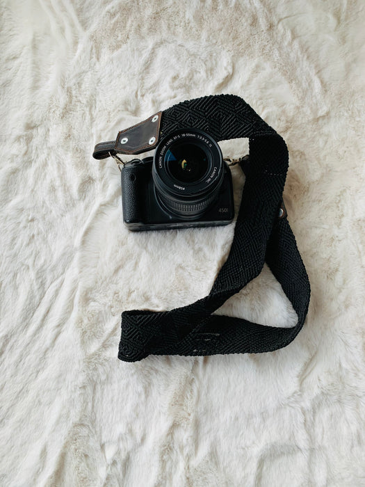 Black Camera Strap